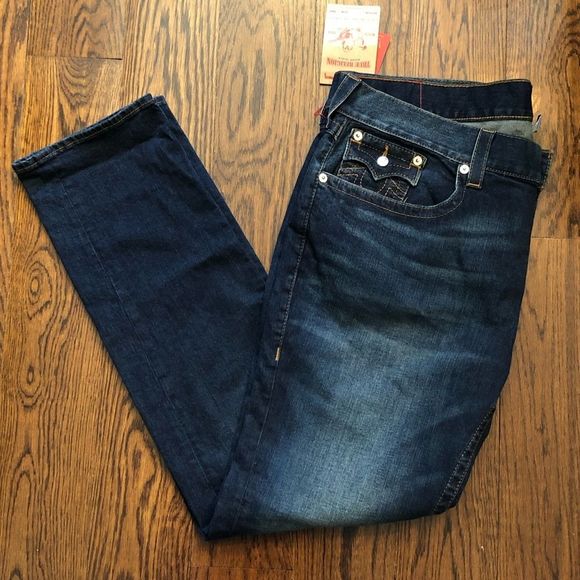 TRUE RELIGION Mens Skinny Stretch Denim Jeans 42x34 NWT - Picture 8 of 11